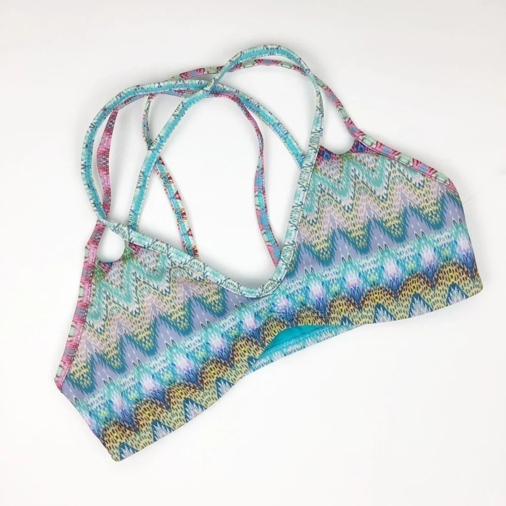 PilyQ Belize Utopia Swim Halter l Size Small